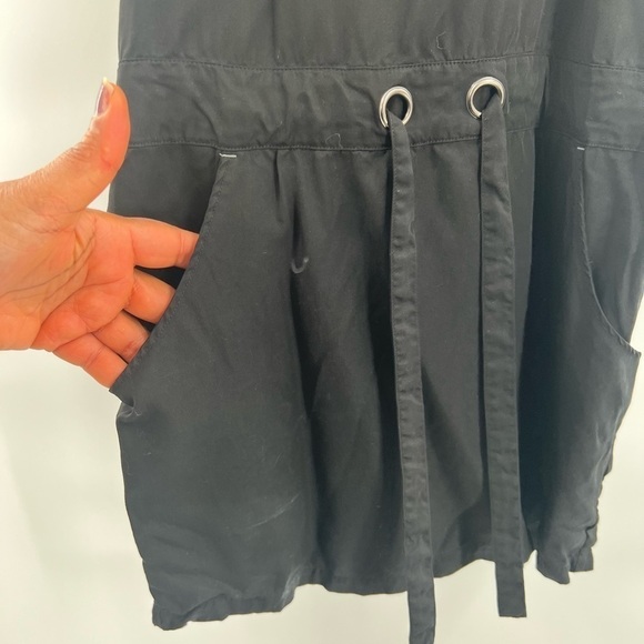 Athleta black halter dress with pockets size XS - Picture 4 of 11